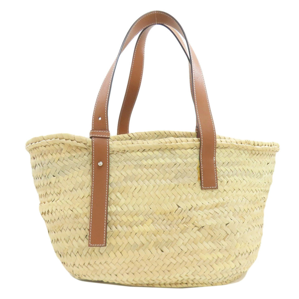 Loewe Basket Tote Bag Raffia Tan